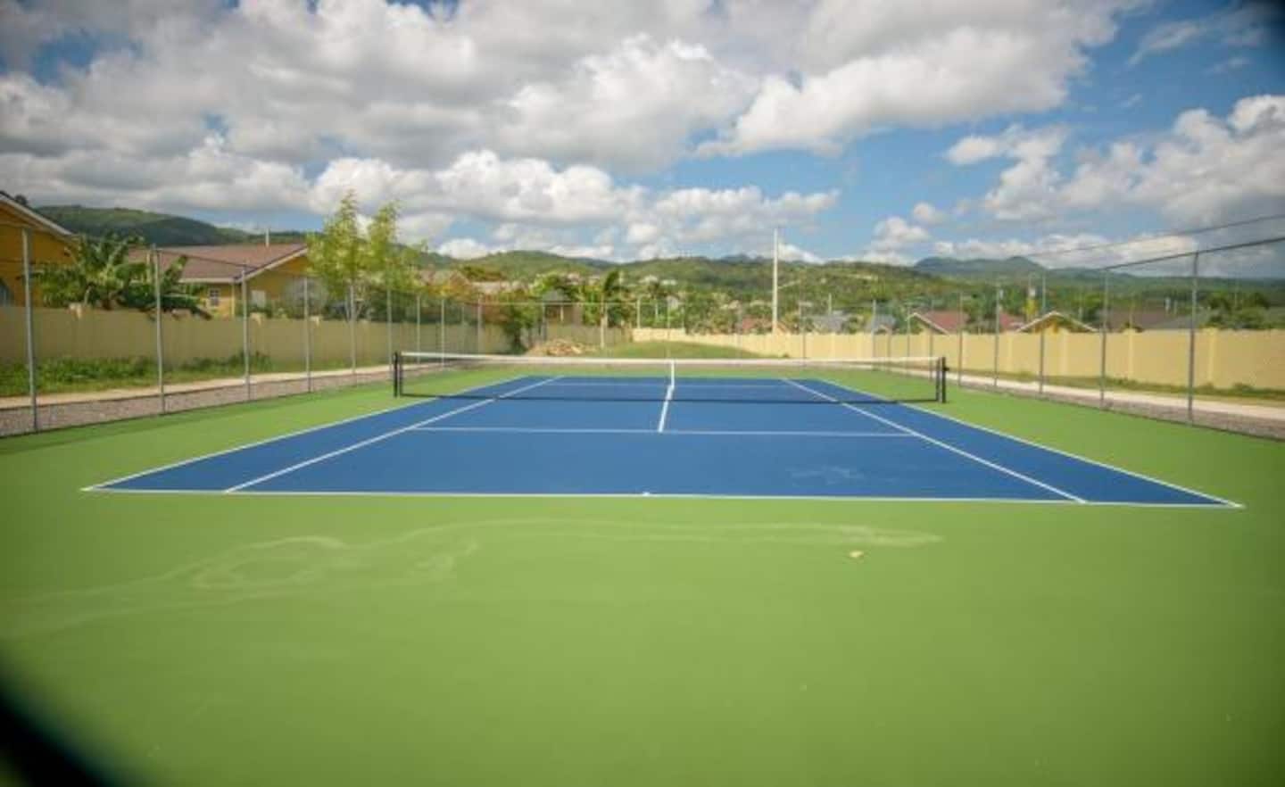 Community Tennis Court and Jogging Path